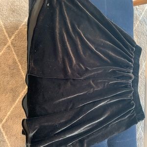 american apparel velvet skirt